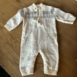 Janie and Jack holiday sweater outfit